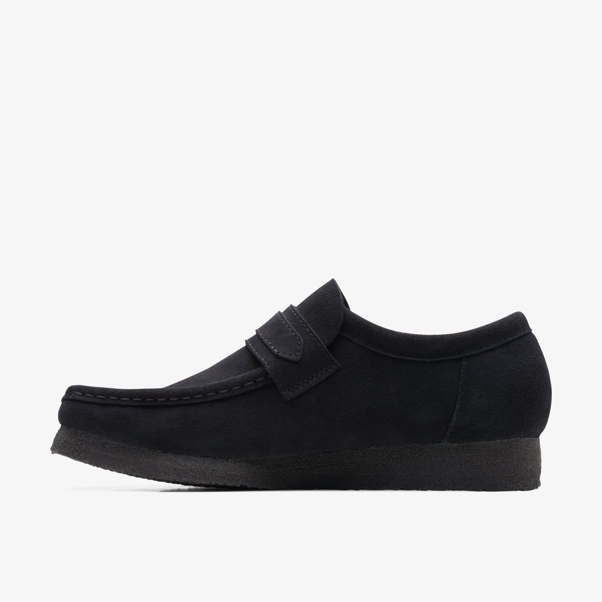 Clarks Wallabee Loafer Black Suede Erkek Wallabees Siyah | 69841ZODL