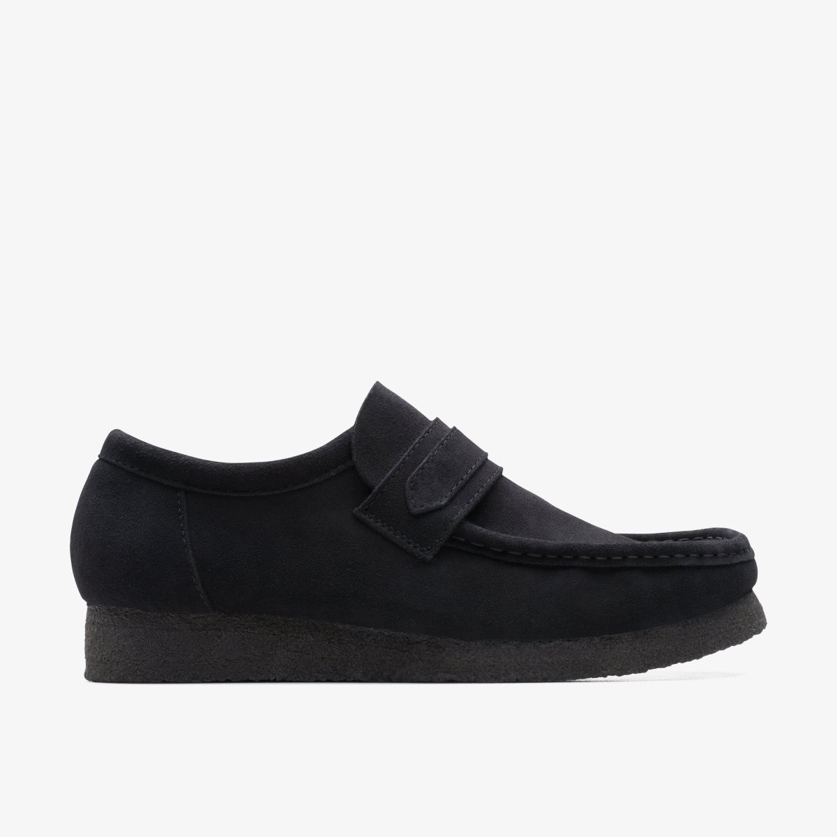 Clarks Wallabee Loafer Black Suede Erkek Wallabees Siyah | 69841ZODL