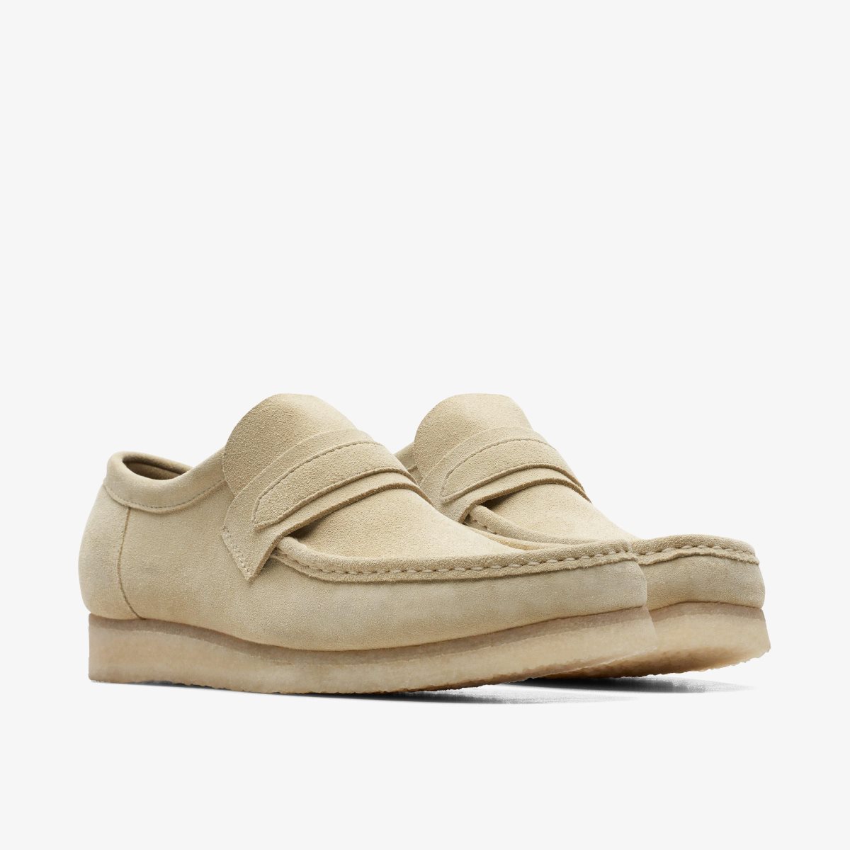 Clarks Wallabee Loafer Maple Suede Erkek Wallabees Maple | 84201VDCG