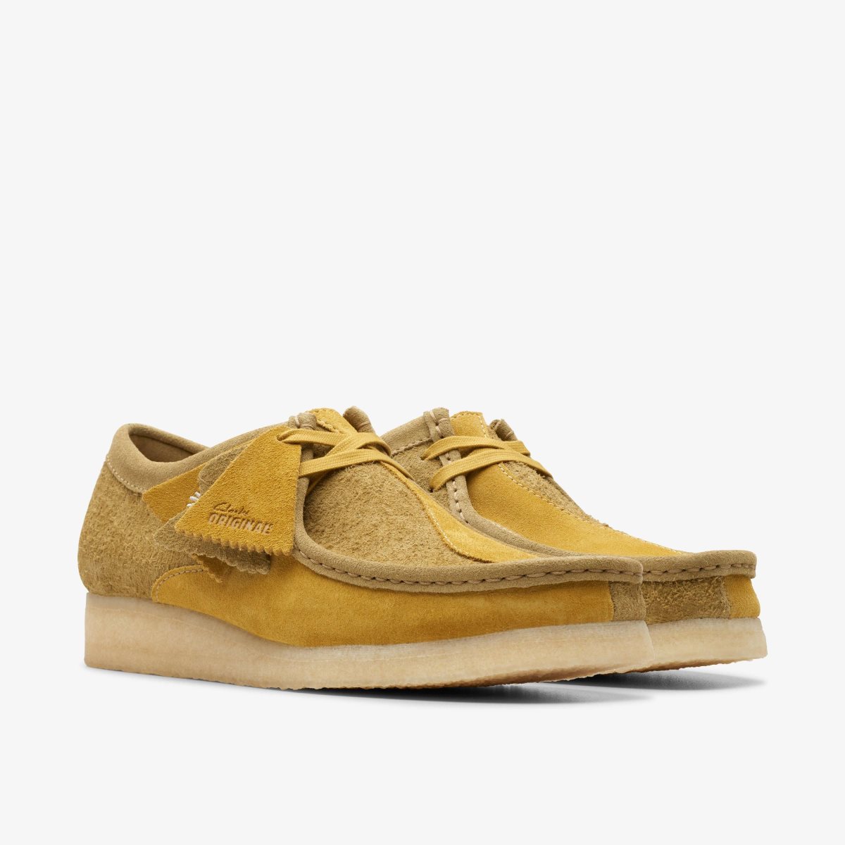 Clarks Wallabee Olive Combination Erkek Wallabees Zeytin Yeşili | 63259ELNM