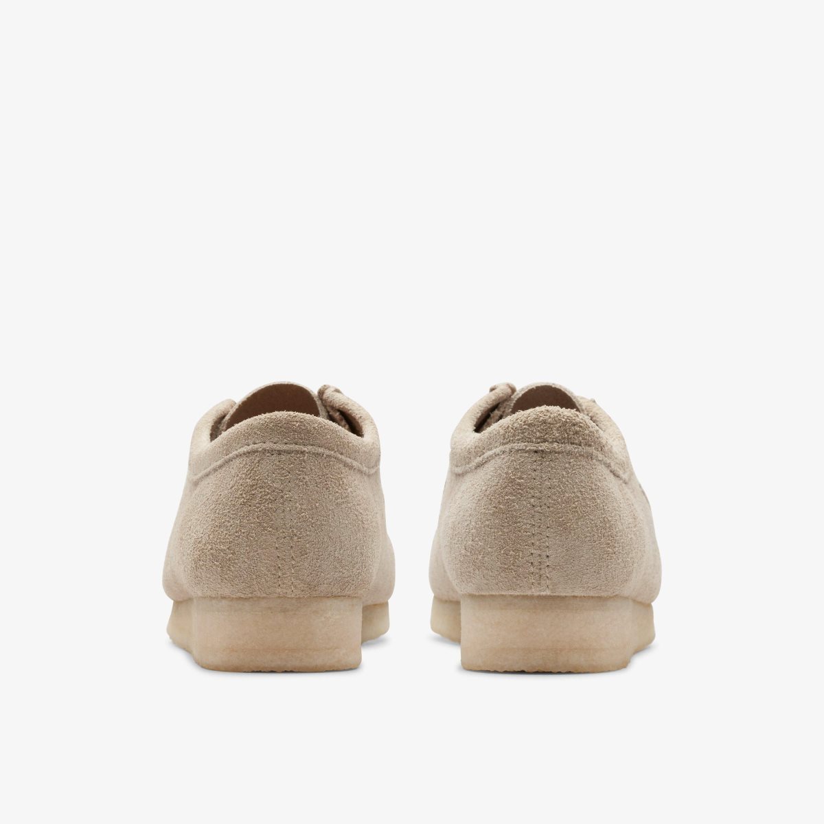 Clarks Wallabee Pale Grey Suede Erkek Wallabees Gri | 96580MZWN