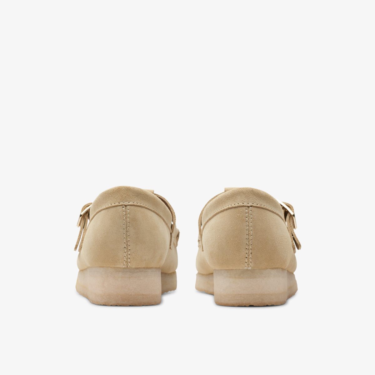 Clarks Wallabee T-Bar Maple Suede Kadın Makosen Ayakkabı Maple | 13604CNJI