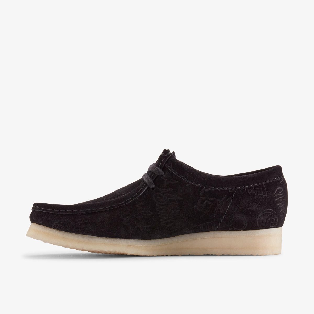 Clarks Wallabee X Civilist Black Deboss Erkek Wallabees Siyah | 75698MHKC