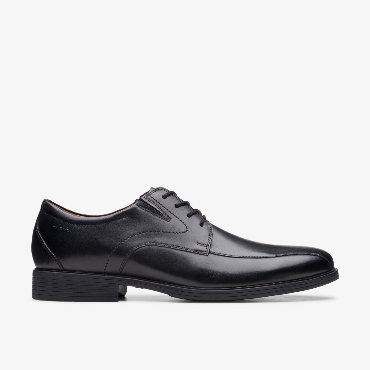 Clarks Whiddon Pace Black Leather Erkek Elbise Ayakkabısı Siyah | 25874DZMK